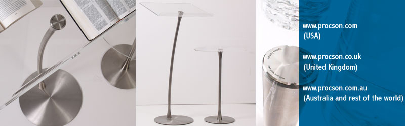 Modern, stylish, minimalist lecterns for contemporary churches from Milan award winning designer Stephen Procter